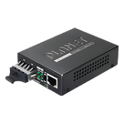 Convertidor de Medios / 1000 Mbps / Fibra Óptica Mono-Modo / 20 km (12.4 mi) / Conector SC / RJ45 Auto-MDI/MDI-X