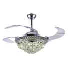 Ventilador de Techo con Luminario LED / 110 V CA 50/60 Hz / 88 W / 4500 lm / 3 Temperaturas de Color 2700-4000-6500 K / 1075 mm (3.5 ft) / 6 Velocidades / No Regulable