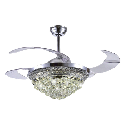 Ventilador de Techo con Luminario LED de  110 V CA 50/60 Hz /  88 W /4500 Lm / 6500 - 4 000 - 2 700 K /3 Tonos de Luz / 1075 mm / 6 Velocidades /No Dimeable.