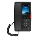 Teléfono IP Hotelero Wi-Fi 6 / Pantalla IPS 3.5\" 320x480 / 2 Líneas SIP / 5 Teclas Programables / Puerto USB-A / PoE 802.3af / Audio HD / Diseño Negro