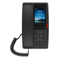 Teléfono IP Hotelero Wi-Fi 6 / Pantalla IPS 3.5\" 320x480 / 2 Líneas SIP / 5 Teclas Programables / Puerto USB-A / PoE 802.3af / Audio HD / Diseño Negro