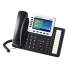 Teléfono IP Empresarial / 6 Líneas / Pantalla LCD Color 4.3 pulgadas / 24 Teclas BLF / Bluetooth / PoE / Audio HD / Gigabit Dual Port