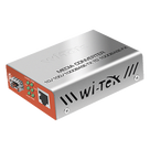 Convertidor de Medios PoE / RJ45 Gigabit 802.3af/at / SFP 1G / Alcance PoE 100 m (328.1 ft) / Fibra 25 km