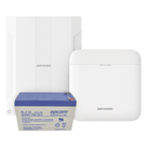 Kit de Alarma Inalámbrica / Conversión de 16 Zonas Cableadas / Comunicación 3G/4G Dual SIM / 48 Zonas Totales / Batería de Respaldo 12V 7Ah / Cifrado AES-128