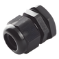 Conector Tipo Glándula / Cable 6-12 mm / Rosca 20.2 mm (51/64') / Plástico Negro / Uso Industrial