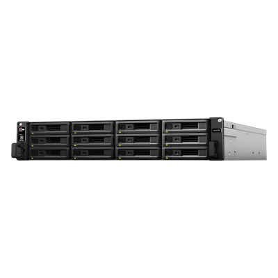 Unidad de Expansión Synology RX1217/RX1217RP | 12 Bahías de Disco | Compatible con RackStation 2U | Expansión de Volumen en Línea | Fuentes de Alimentación Redundantes (RX1217RP) | Administración D