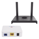 Kit ONU Bridge Dual GPON/EPON / Router Wi-Fi Mesh / 2.4 GHz 2x2 / 3 LAN + 1 WAN / IP41