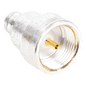 Adaptador UNIDAPT Hembra a Conector SMB Plug (Pin Hembra), Plata/ Oro/ Teflón.