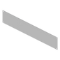 Tapa Ciega para Rack 19 in / 2 Unidades (2U) / Acero Calibre 14 / 483 mm x 88 mm (19.02 in x 3.46 in) / Pintura Electrostática Blanca / Componente Pasivo