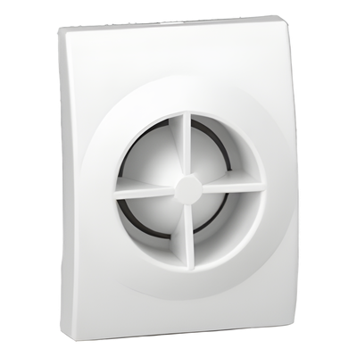 Sirena de interior piezoeléctrica de bajo consumo con salida seleccionable para sistemas de alarma cableados