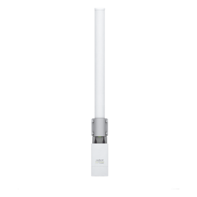 Antena omnidireccional, potente cobertura de 360°, doble polaridad MIMO 2x2, frecuencia 5 GHz (5.45-5.85 GHz) de 13 dBi