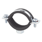 Abrazadera Isofónica Reforzada / 3\" (90 mm) / Acero 1.75-2.3 mm / Carga 150 kg / Temperatura -30°C a +120°C / Aislamiento EPDM