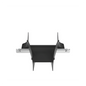 Bajada/Salida de Cables Para Charola Wire Basket, de 4 in, Con Control de Radio de Curvatura, Color Negro