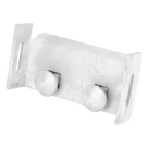 Herraje de Suspensión Tangente / Cable Figura 8 / Poste Concreto o Madera / Acero Galvanizado / Protección UV