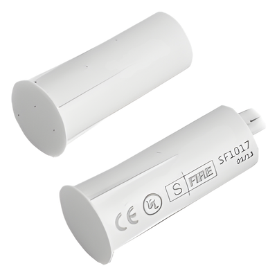 Contacto Magnético de Empotrar / GAP 19 mm / Switch NC / Puertas y Ventanas de Madera y Aluminio / Color Blanco / 12VCC