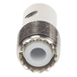 Conector UHF hembra (SO-239) de rosca para cable RG-58/U, RG-142/U.