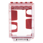Cubierta Universal Transparente, de Bajo Perfil, con Espaciador, Texto de Incendio en Español, Notificación Audible y Visible