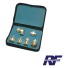 Kit de Adaptadores RF / 7-16 DIN y N / 6 Piezas / Rectos y Angulares / Telecomunicaciones