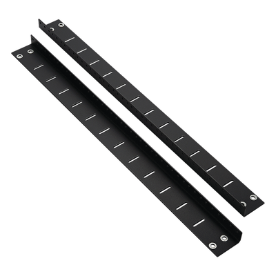 Kit de Rieles Posteriores para Gabinetes PanZone de Panduit, de 18 UR, Color Negro