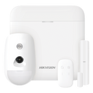 Kit de Alarma Inalámbrica / 48 Zonas / GSM 3G/4G / Wi-Fi 2.4 GHz / PIR con Cámara 640x480 / AES-128 / 433 MHz