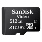Memoria microSD / 512GB / Alta Resistencia / Clase 10 / -25°C a 85°C / 50MB/s escritura / 256 TBW
