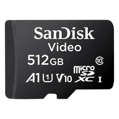 Memoria microSD / 512GB / Alta Resistencia / Clase 10 / -25°C a 85°C / 50MB/s escritura / 256 TBW