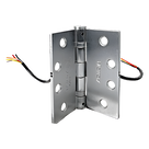 Bisagra Pasa Cables / 6 Conductores / 24V CC/CA 3A / Acero Inoxidable 4x4 pulgadas / 800,000 Ciclos / UL Incendios
