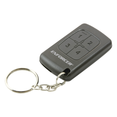 Transmisor tipo llavero / 4 canales / 315 MHz / Compatible con receptores SK-910R4Q / 1.25x2.19x0.31 pulg (31.5x55x8 mm)
