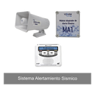 Kit de Alertamiento Sísmico / Radio Meteorológico 7 Canales / Audio 30W / 120 dB / 13.5VDC 2A / 20x13.5x23 cm