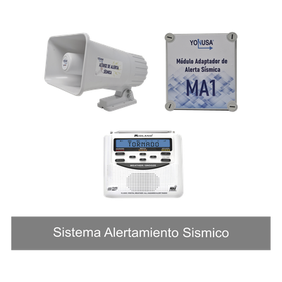 KIT de Alertamiento SISMICO con Audio Oficial SASMEX
