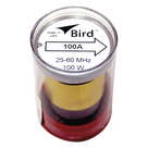 Elemento de Wattmetro / 100 W / 7/8\" / 25-60 MHz / Intercambiable en Campo