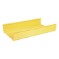 Canaleta FiberRunner™ 12X4, de PVC Rígido, Color Amarillo, 1.8 m de Largo