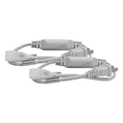 Adaptador de Corriente / 127 V / 300 W / IP65 / Compatible Manguera LED 2835 / Resina Transparente