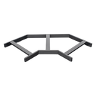 Curva Horizontal para Bandeja Tubular / 90° / Radio 12' (3.66 m) / Peralte 1.5' (38.1 mm) / Ancho 12' (304.8 mm) / Acero con Recubrimiento Epóxico