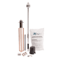 Kit Pararrayo con Punta de Aluminio / Avance de Cebado 30 m (98.4 ft) / Sistema de Tierra 100 A / Conectores de Bronce y Varilla / Accesorios de Instalación en Torre