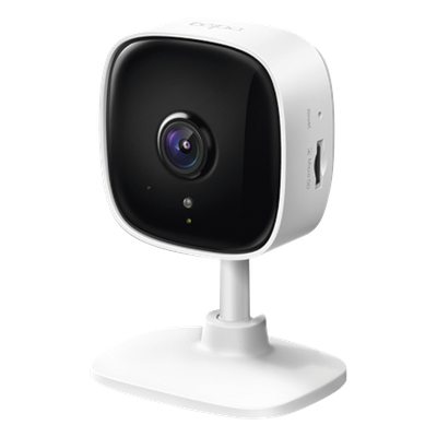Cámara Wi-Fi Hogar Segura / 3MP Alta Definición / Visión Nocturna hasta 9.1 m (30 ft) / Detección de Movimiento / Audio Bidireccional / Ranura microSD hasta 256 GB / Modo Privacidad