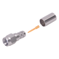 Conector SMA Macho de Anillo Plegable para Cables LMR-240, RG-8/X, 9258, Niquel/Oro/Teflón.