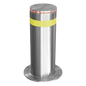 Bolardo Hidráulico Antiembestida 220 mm × 600 mm / Acero Inoxidable 304 / 200,000 J de Resistencia al Impacto / Bomba Hidráulica Integrada / Ciclo de 4 seg / 100 Ciclos por Hora