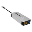 ONU Bridge Portátil / Dual GPON/EPON / 1 Puerto RJ45 2.5 Gbps / USB 3.0 Tipo-C / Alimentación USB