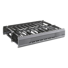 Organizador de Cables Horizontal / Doble Cara Frontal y Posterior / Rack 19in / 2 UR / Capacidad 223 Cables Cat 5e