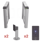 Kit de Torniquete con Terminales Faciales / Montajes Incluidos / Izquierdo y Derecho / Carril 90 cm (2.95 ft) / 3,000,000 MCBF / 4 Pares de IR