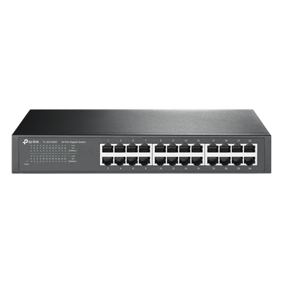Switch Gigabit no administrable de 24 puertos 10/100/1000 Mbps para escritorio/rack
