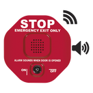 Alarma de Puerta / Inalámbrica 433 MHz / Rango 300 m (984.3 ft) / Sirena 95/105 dB / Alimentación 9V o 12-24 VDC / Señal Visual de Alto