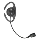 Auriculares de Gancho en C / Cable de Fibra Trenzada / Altavoz Giratorio / Conector SNAP / Compatible con Micrófono de Solapa 1 o 2 Hilos