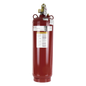 Cilindro con válvula de 350 lb de capacidad para sistema de extinción de agente limpio, con indicador de nivel de líquido, compatible con Kidde ECS-500 y ECS-500 Marine