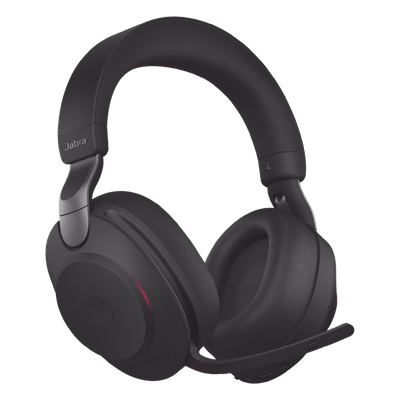 Jabra Evolve2 85, Auricular stereo versión UC con cancelación de ruido activa, dongle USB-A indicador de ocupado (Busylight)(28599-989-999)