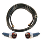 Jumper Coaxial de 50 Ohm con Cable Wilson-400 | Conector N Macho en los Extremos | 15.24 Metros (50 Pies) de Longitud.