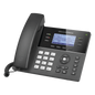 Teléfono IP WiFi Gama media de 6 Líneas con 4 teclas de función, 24 teclas de extensión BLF digital y conferencia de 5 vías PoE
