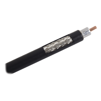 Metro de Cable Coaxial Flexible RG-8 LMR400 de Baja Pérdida, 50 Ohms