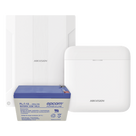 Kit de Alarma Inalámbrico / 48 Zonas Inalámbricas / Expansión 16 Zonas Cableadas / 433 MHz AES-128 / Batería de Respaldo 7 Ah
